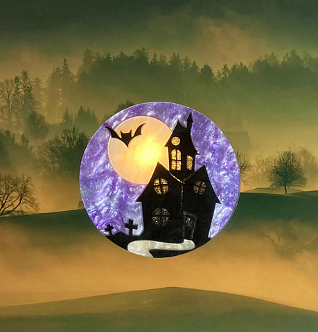 Haunted Mansion Light-Up Brooch